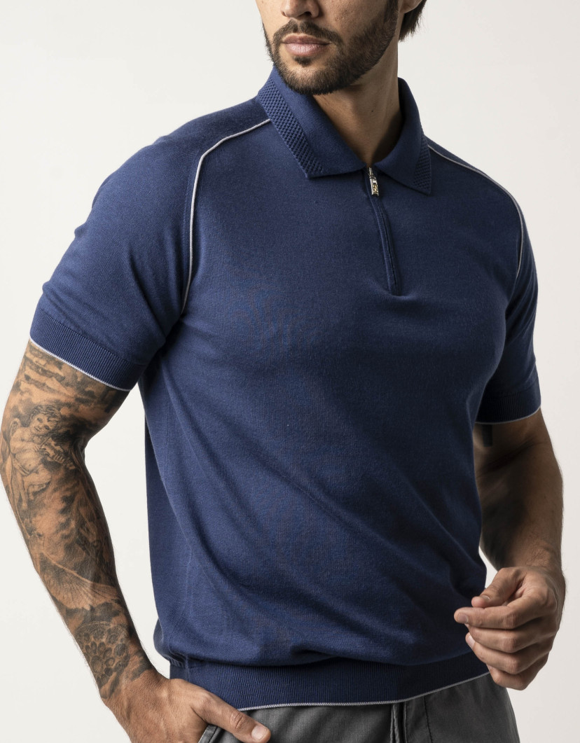 Castello d'Oro Blue Polo T-shirt  image